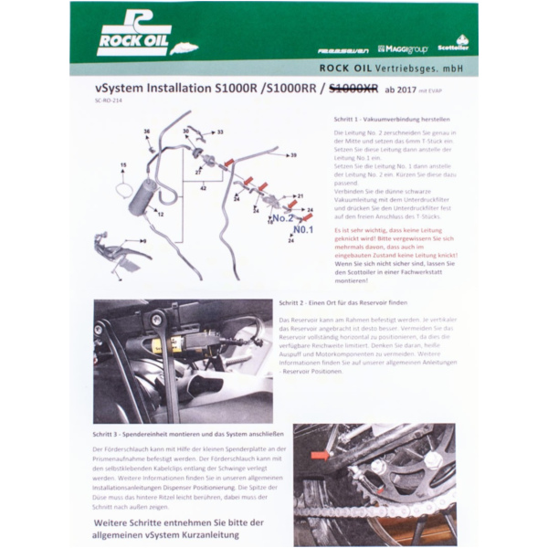 V-System spezial für: BMW S1000 (alle) ab 2017