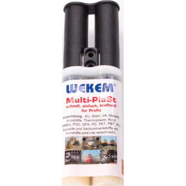 Multiplast 2 Komponenten-Methylacrylat-Hochleistungsklebstoff (perfekt für Verkleidungen) 28 Gr. WEKEM