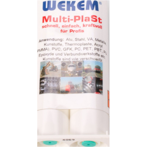 Multiplast 2 Komponenten-Methylacrylat-Hochleistungsklebstoff (perfekt für Verkleidungen) 28 Gr. WEKEM
