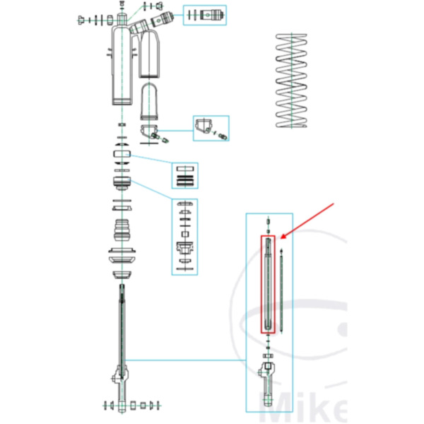 Kolbenstange Kayaba 120380002001
