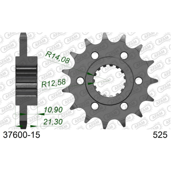 Ritzel AFAM 525 - 15Z 3760015