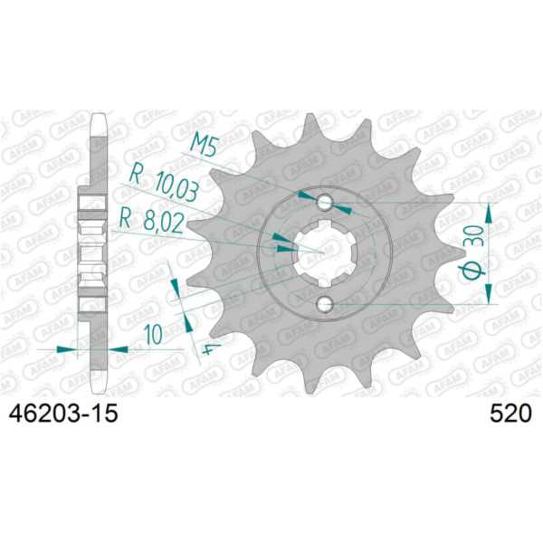 Ritzel AFAM 520 - 15Z 4620315