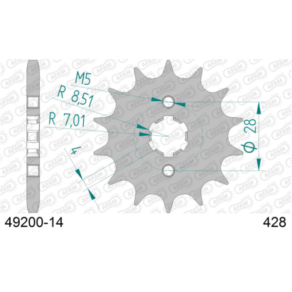Ritzel AFAM 428 - 14Z 4920014