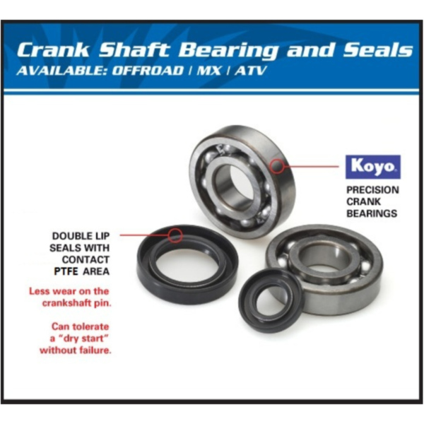 Kurbelwellenlager / Dichtungssatz Gas-Gas EC200 03-04