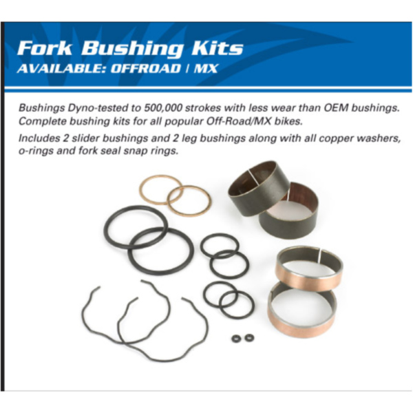 Gabel Gleitbuchsen Kit für: Honda CR250R 97-07
