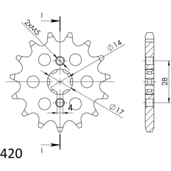 Ritzel Supersprox 420/12Z 49100-12