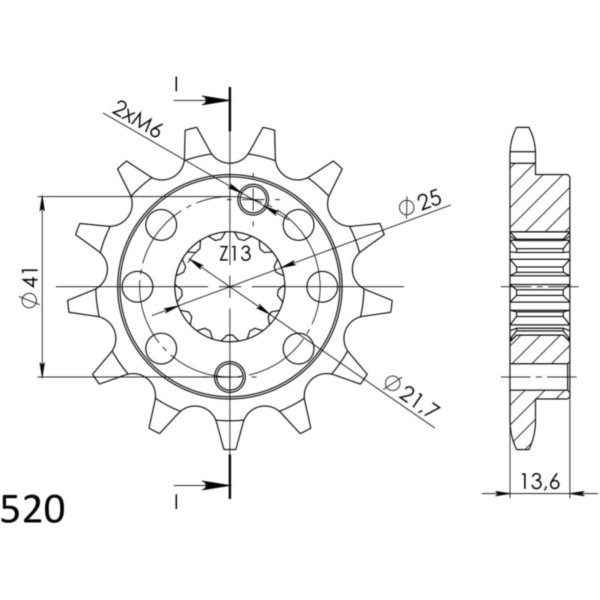 Ritzel Supersprox 520/14Z 20517-14