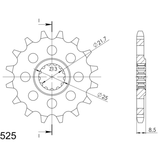 Ritzel Supersprox 525/16Z 24603-16