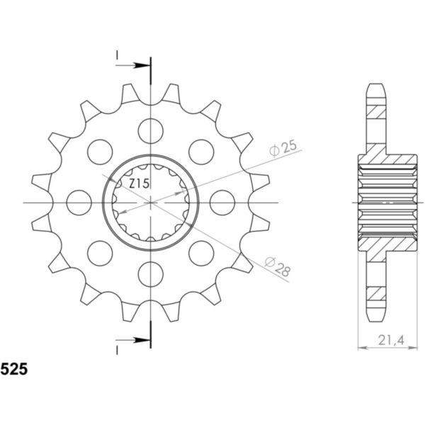 Ritzel Supersprox 525/16Z 61602-16