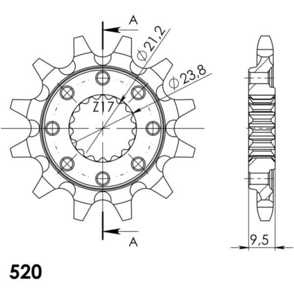 Ritzel Supersprox 520/12Z 20311-12