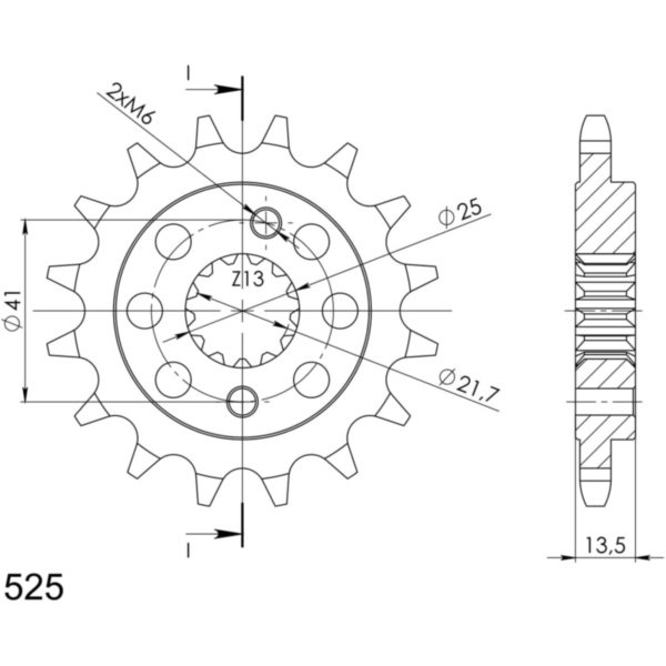 Ritzel Supersprox 525/16Z 20507-16