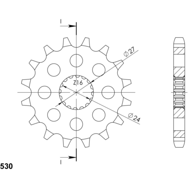 Ritzel Supersprox 530/18Z 22900-18
