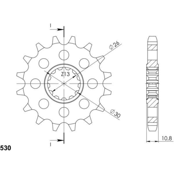 Ritzel Supersprox 530/15Z 21801-15
