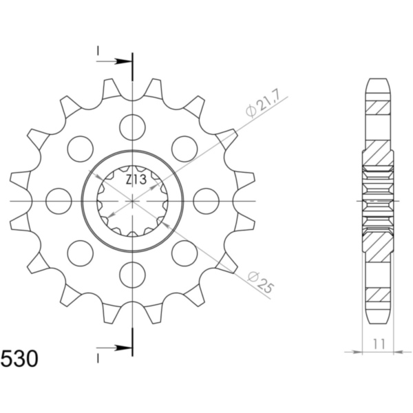 Ritzel Supersprox 530/16Z 21602-16
