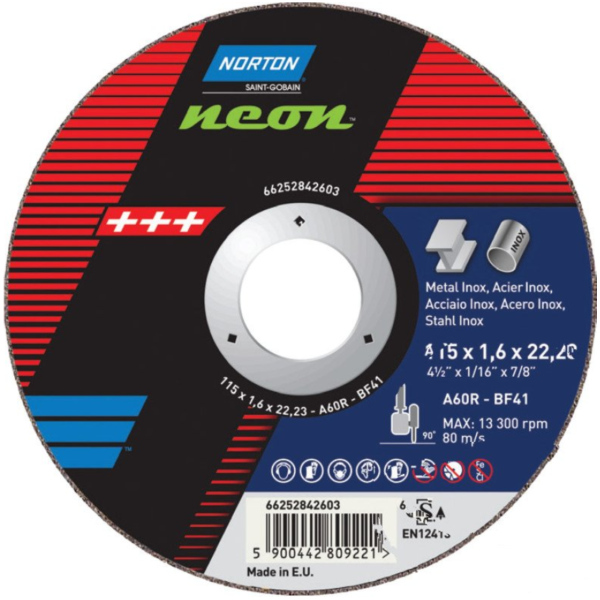 Trennscheibe 115 x 1.0 gerade Metall 66252842602