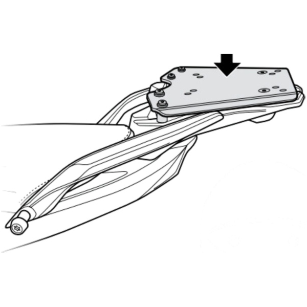 Topcaseträger Shad W0RS15ST