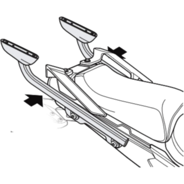 Topcaseträger Shad Y0MT95ST