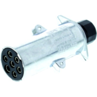 Stecker 7-polig Alu 24V