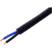 Kabel H05RR-für 2X1.5 schwarz 1116286