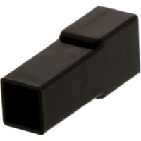 Gehäuse FLACHSTECK 1P schwarz JMP 1580345
