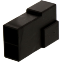 Gehäuse FLACHSTECK 2P schwarz JMP