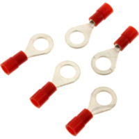 KABELSCH Ring M6 rot JMP