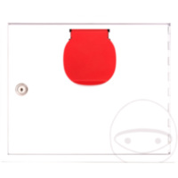 Schlüsselannahmebox weiß