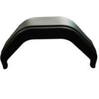 Kotflügel Anhänger PVC schwarz