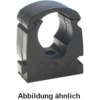ROHRKLEMME schwarz 22MM