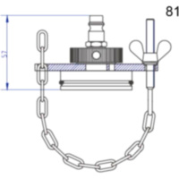 Anschlussdeckel NR.81