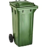 Mülltonne grün 120 Liter