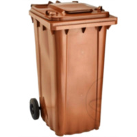 Mülltonne braun 240 Liter