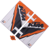 Sticker Aufkleber Kühlerlamellen BlackBird Racing 1092386