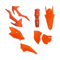 Verkleidung Schutzblech Abdeckung komplett Kit orange 16