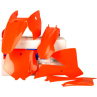 Verkleidung Schutzblech Abdeckung komplett Kit orange 90098