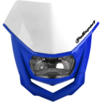 Scheinwerfer Maske Halo weiß/blau