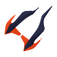 Kühlerabdeckung orange 16/blau