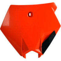 Startnummerntafel orange