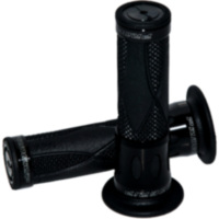 Lenkergriffe Griffgummi schwarz alu