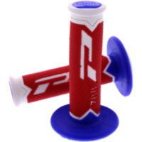 Lenkergriffe Lenkergriffe Griffgummi weiß/rot/blau