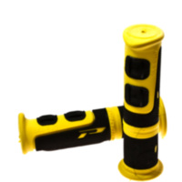 Lenkergriffe Griffgummi schwarz/gelb ATV