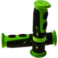 Lenkergriffe Griffgummi schwarz/grün ATV