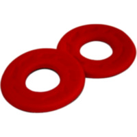 Lenkergriffe Flanschschaum/Donut rot