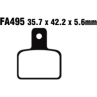 Bremsbeläge Bremsklotz Standard EBC FA495