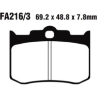 Bremsbeläge Bremsklotz Semi-Sinter V EBC FA2163V
