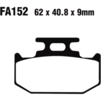 Bremsbeläge Bremsklotz Sinter MX-S EBC MXS152