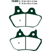 Bremsbeläge Bremsklotz Sinter HH EBC FA400HH