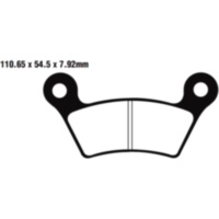 Bremsbeläge Bremsklotz Semi-Sinter V EBC FA473V