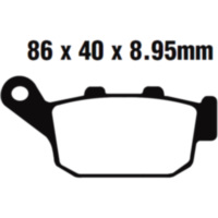 Bremsbeläge Bremsklotz Semi-Sinter V EBC FA496V