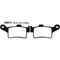 Bremsbeläge Bremsklotz Sinter HH EBC FA631HH